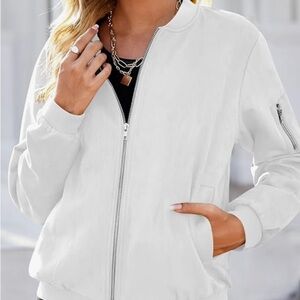 New size XL Zeagoo Womens Jacket Zipper Short Moto Biker Coat size festival